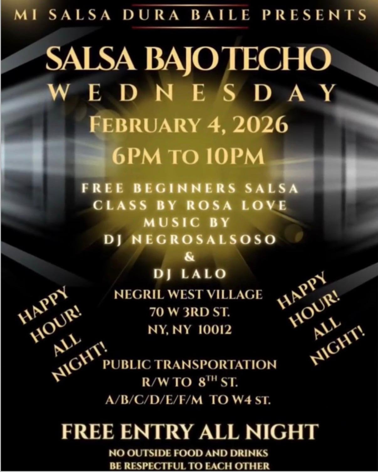 Salsa Bajo Techo