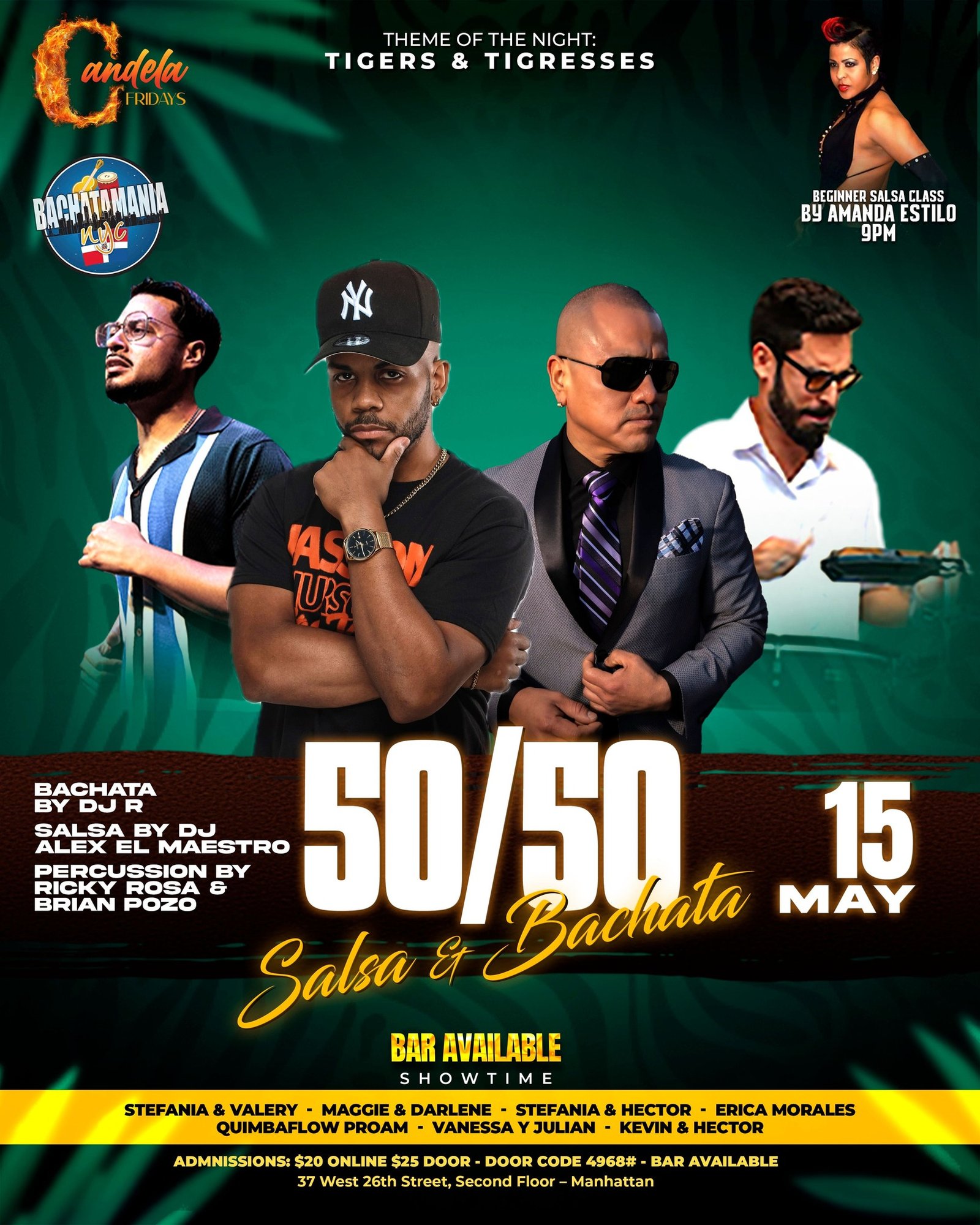Candela Fridays 50/50 Salsa & Bachata