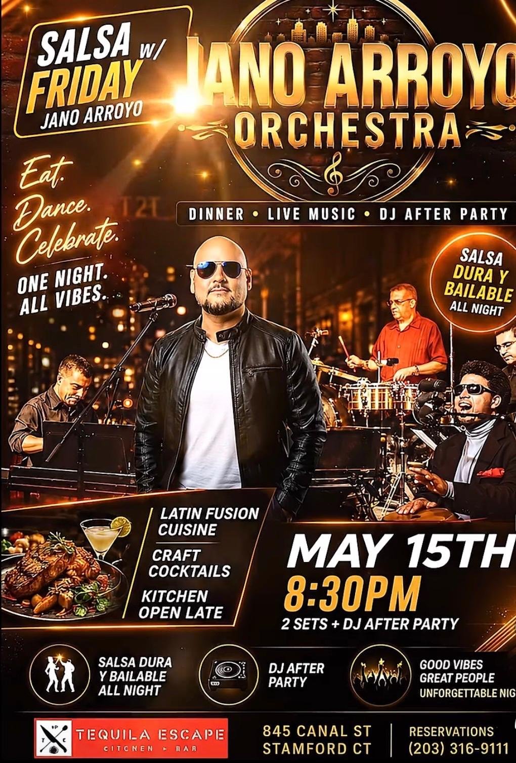 Salsa Friday w/ Jano Arroyo Orchestra