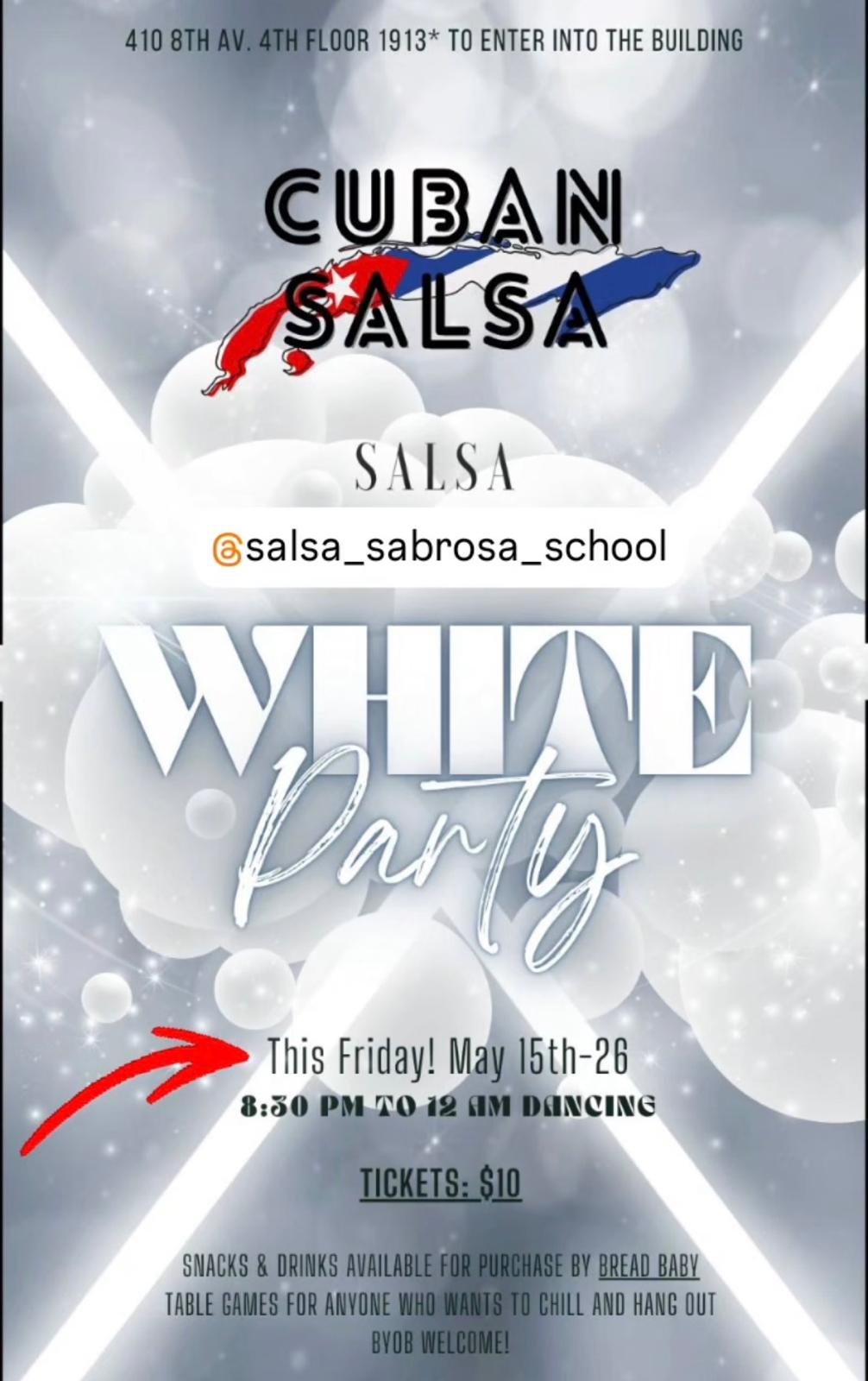 Cuban Salsa White Party