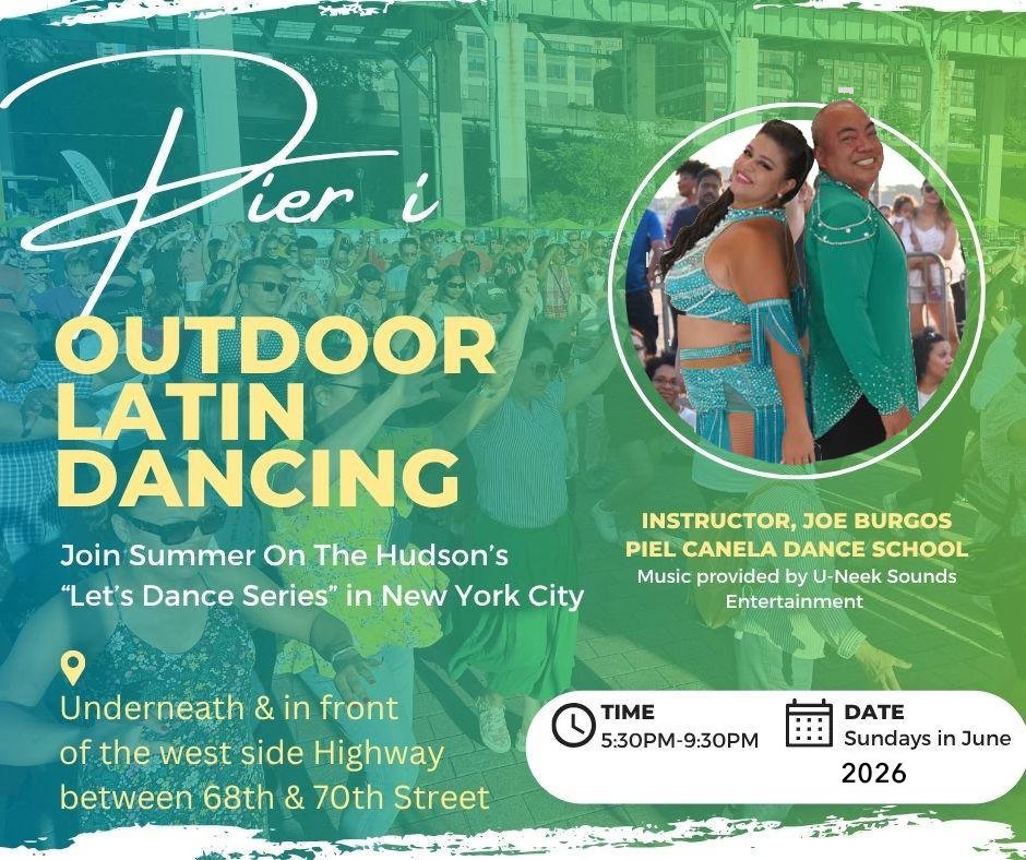 Outdoor Latin Dancing flyer