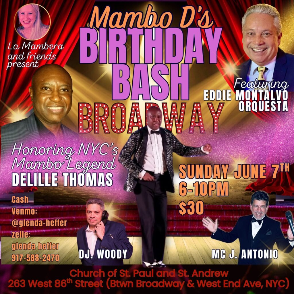 Mambo D’s Birthday Bash Broadway flyer