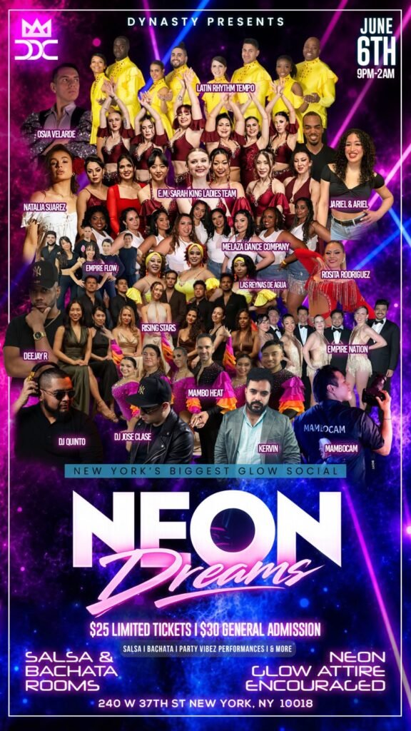 NEON Dreams flyer