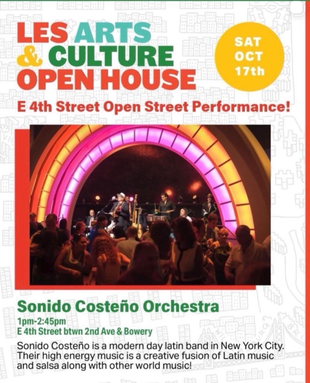LES Arts & Culture Open House – Sonido Coste Orchestra full size