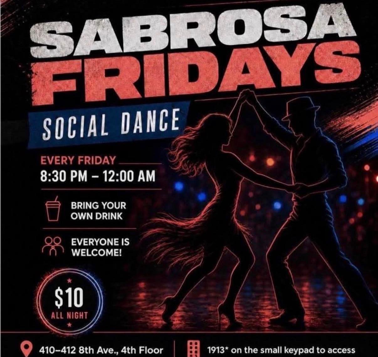 Sabrosa Fridays Social Dance