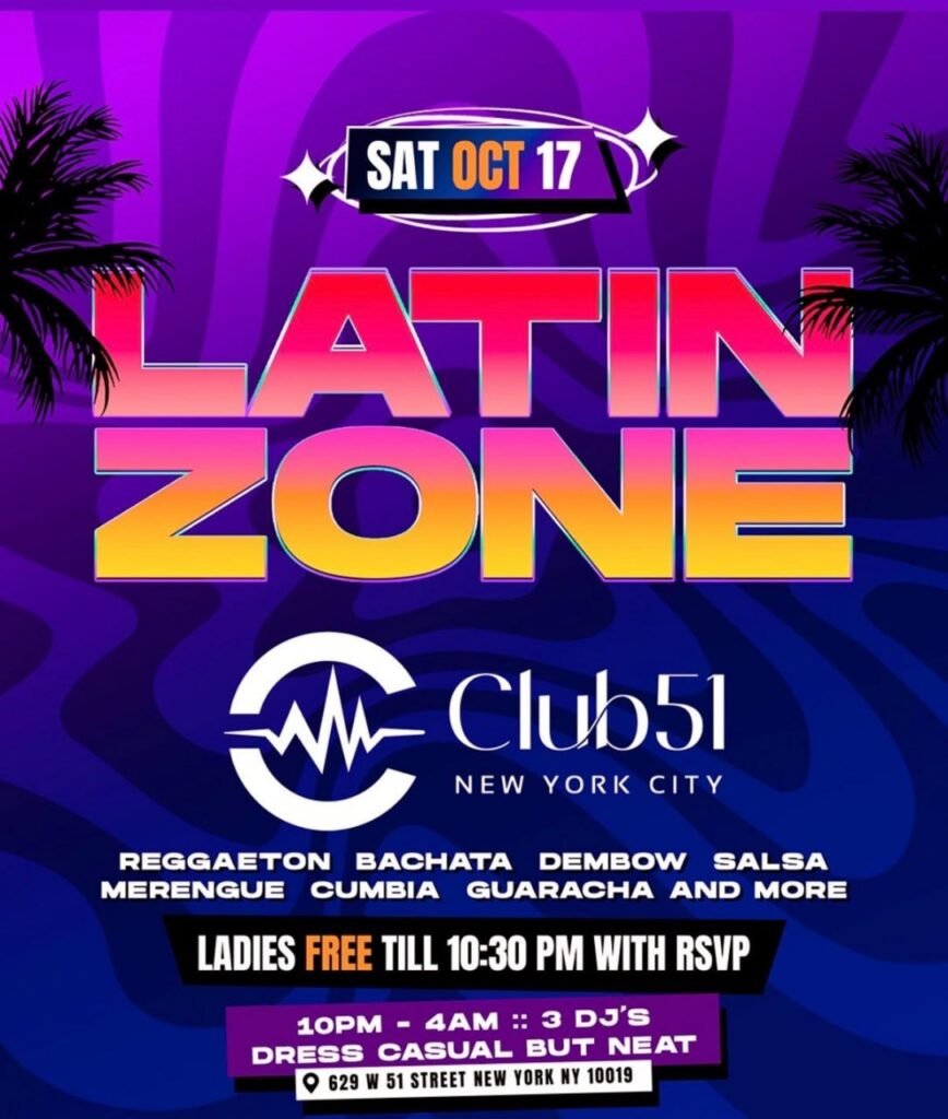 Latin Zone flyer